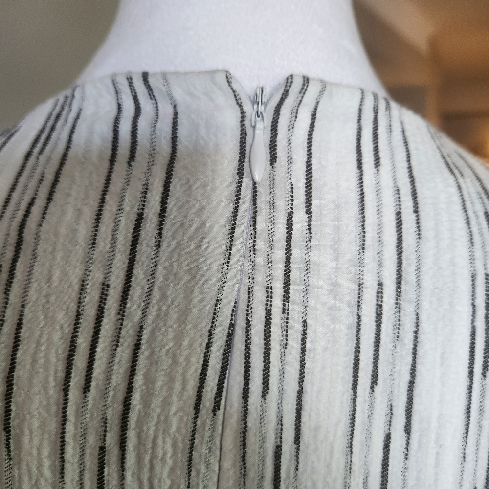 Calvin Klein Women's Sleeveless Dress with Side Pleated Ruffle Size 12 - Picture 12 of 16